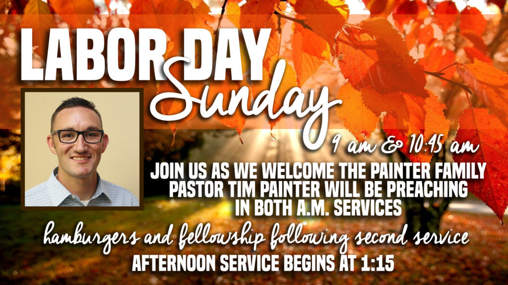 Labor Day Weekend Services – Northside Assembly